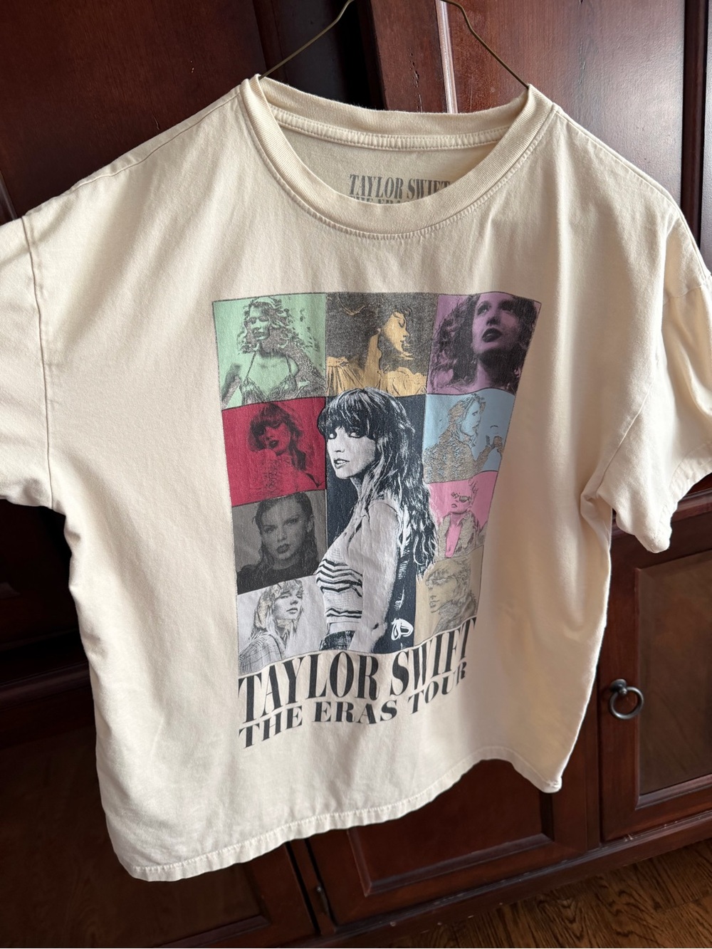 Taylor Swift Cream 'The Eras Tour' Graphic Tee